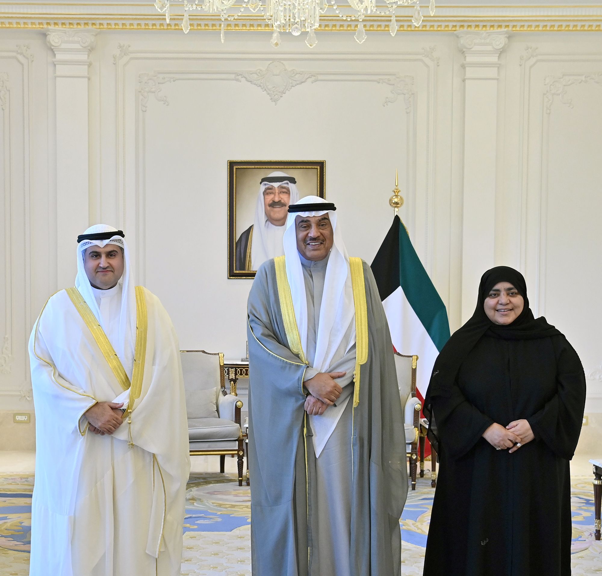 سمو ولي العهد يستقبل وزير العدل ووكيل الوزارة بمناسبة توليها منصبها الجديد